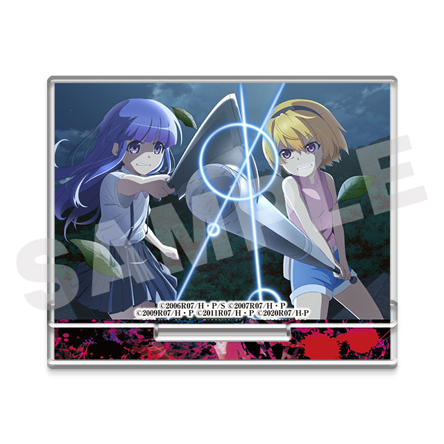 沙都子VS梨花(屋上)の画像